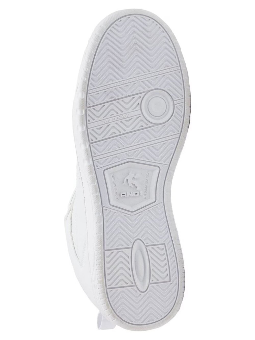 AND1 Women's Hightop Basketball Sneaker, Size 9.5, Traditional Lace Closure - Picture 2 of 5